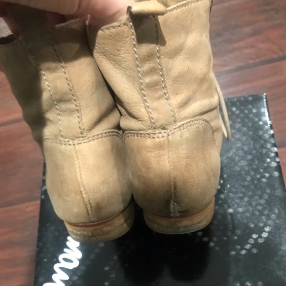 Sam Edelman combat  Leather Boots Size 6 - Picture 8 of 8